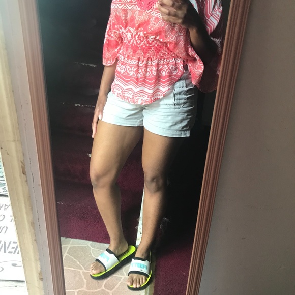 Large - American Dream - Pink and White Blouse - Picture 3 of 6